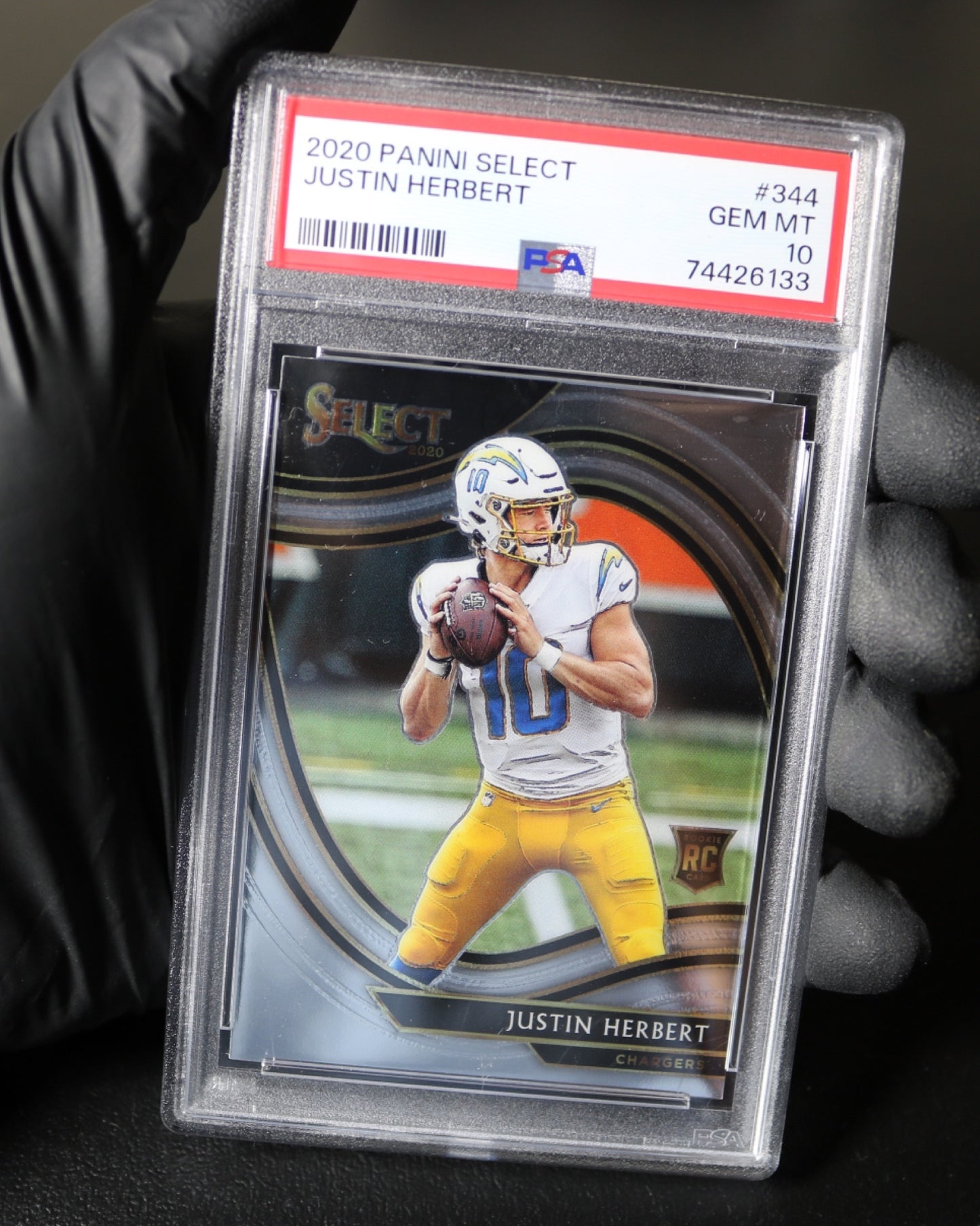 2020 Select Justin Herbert Field Level PSA 10 (52)