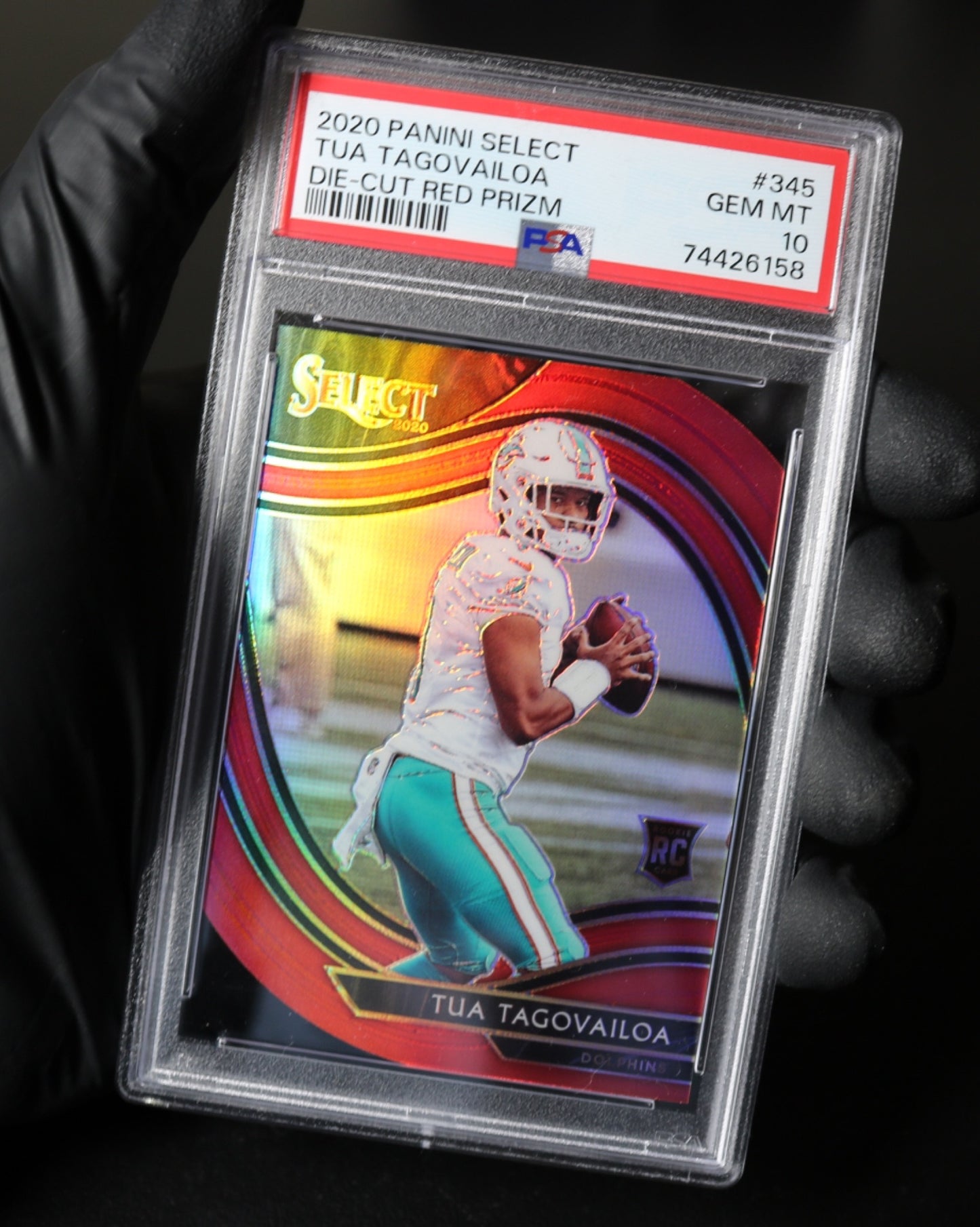 2020 Select Tua Red Die-Cut field level PSA 10 (53)