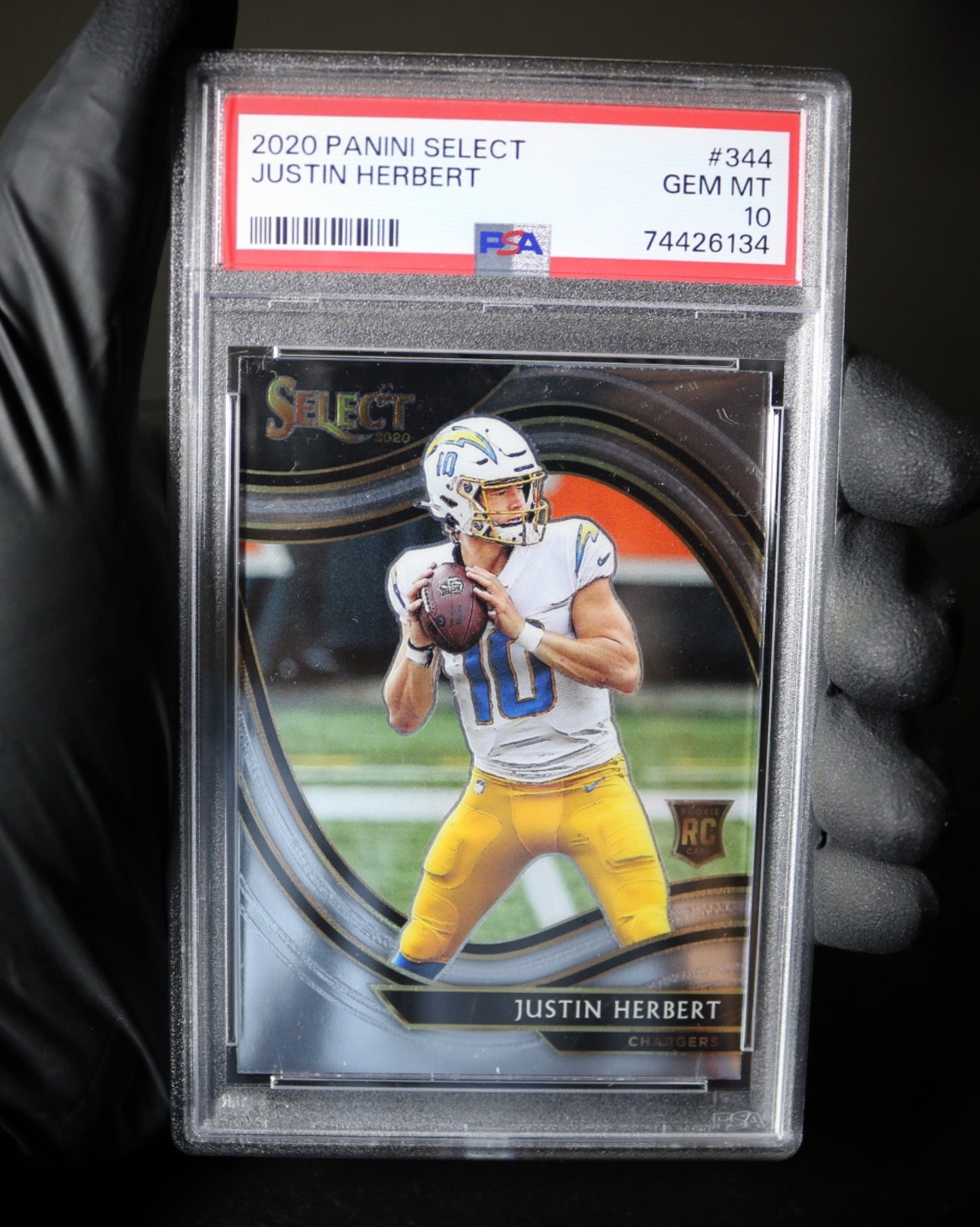 2020 Select Justin Herbert Field Level PSA 10 (38)
