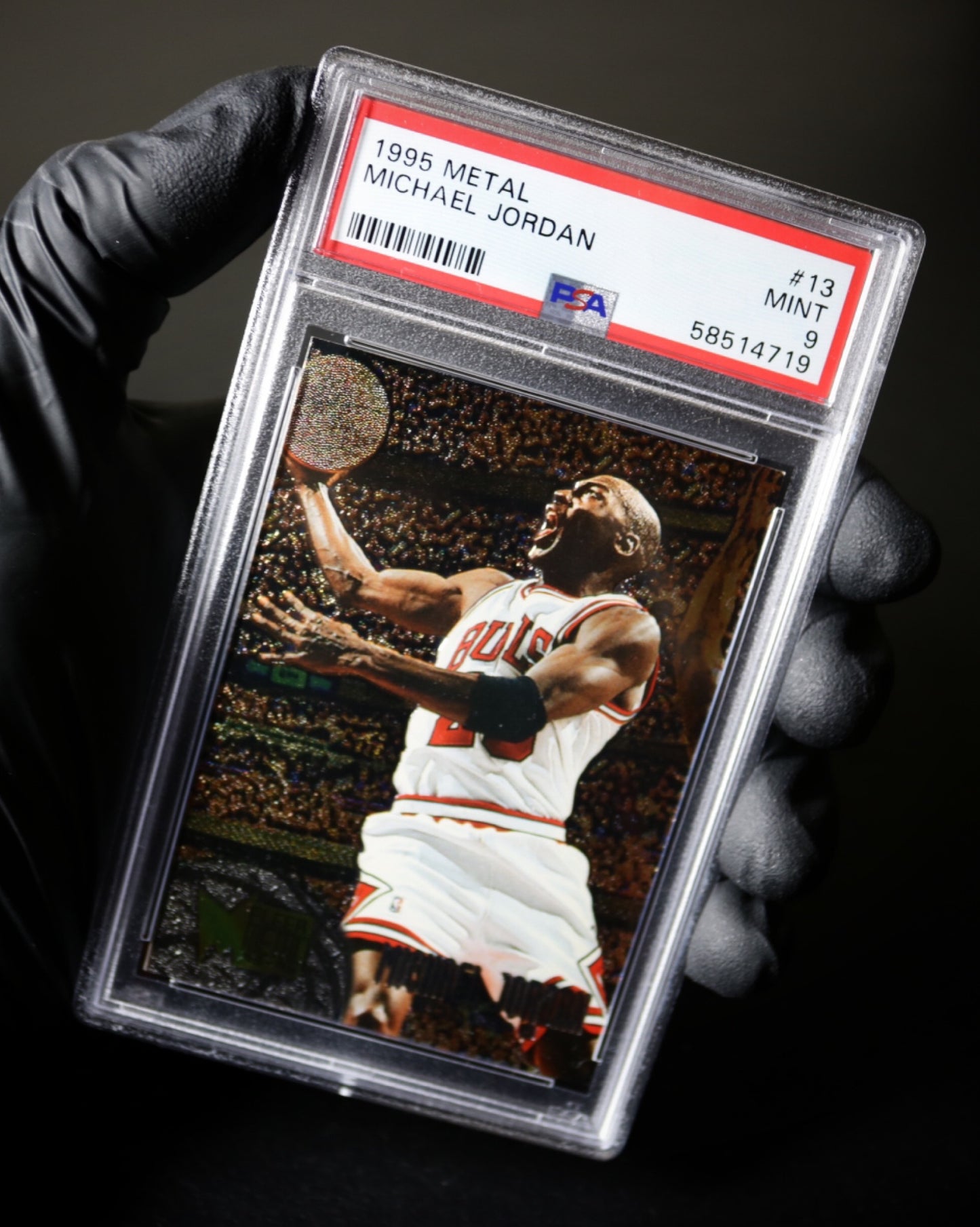 1995-96 Metal Michael Jordan #13 PSA 9 (81)