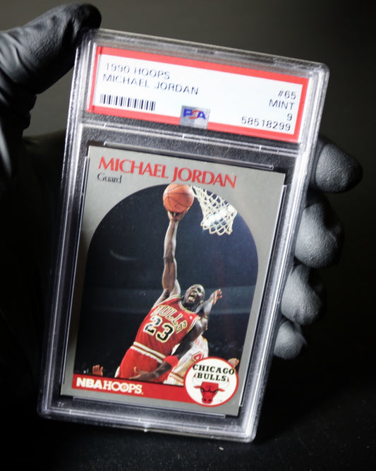 1990-91 Hoops Michael Jordan #65 PSA 9 (75)