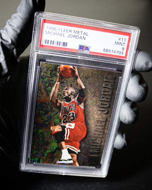 1996-97 Fleer Metal Michael Jordan #11 PSA 9 (80)