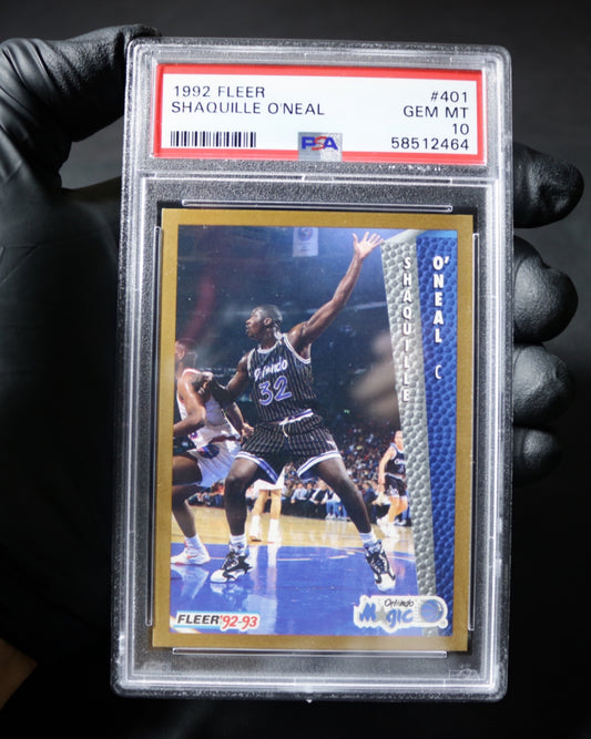 1992-93 Fleer Shaquille O'neal Rc #401 PSA 10 (2)