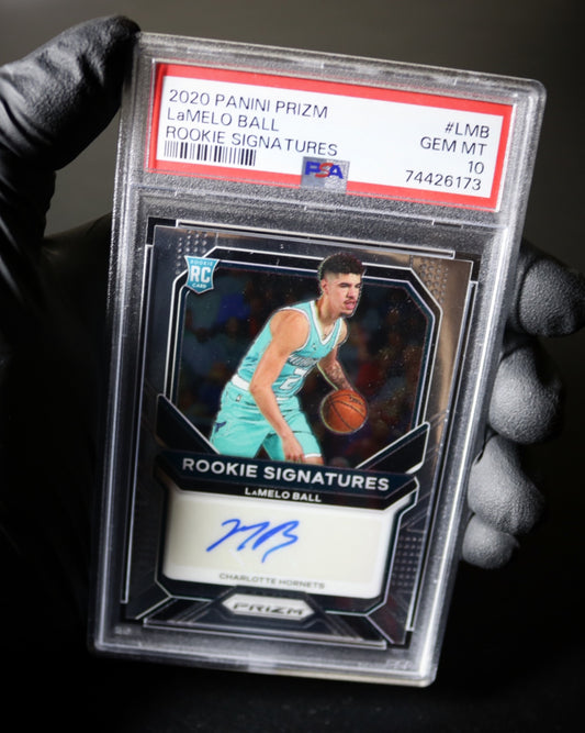 2020-21 Prizm Lamelo Ball Rookie Signatures PSA 10 (61)