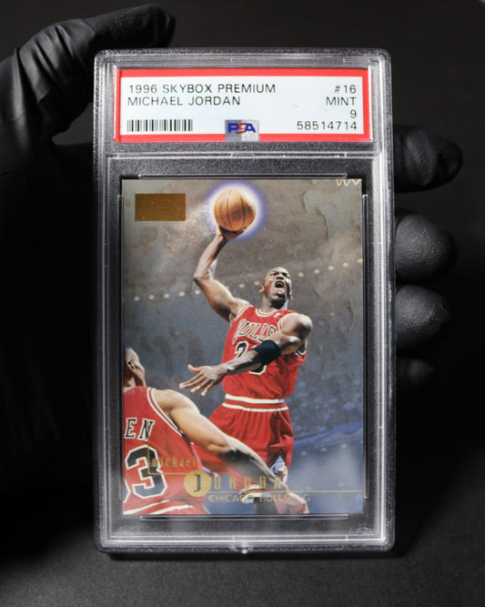 1996-97 Skybox Premium Michael Jordan PSA 9 (11)