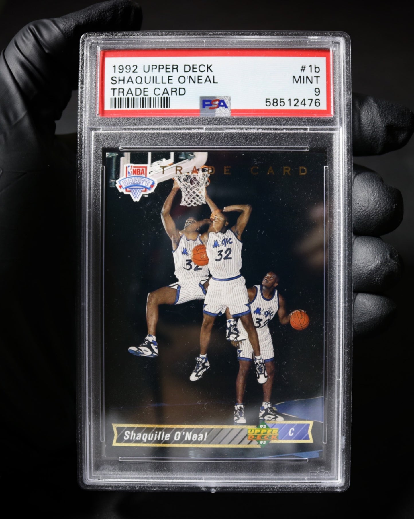 1992-93 Upper Deck Shaquille O'neal Rc #1b PSA 9 - (5)