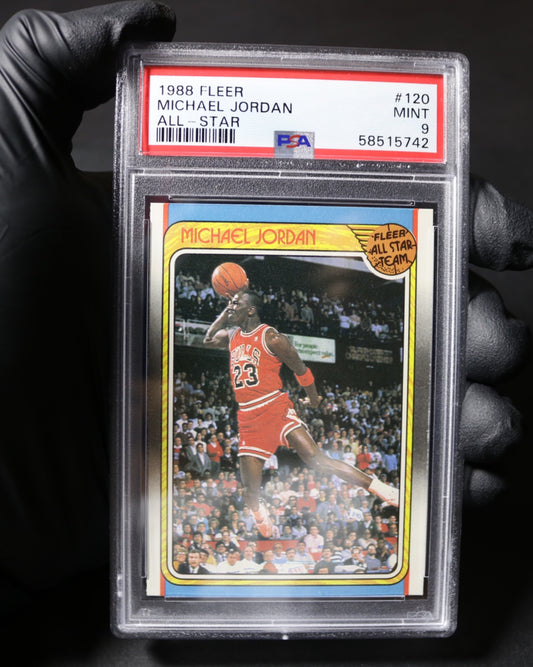 1988-89 Fleer All-Star Michael Jordan #120 PSA 9 (14)