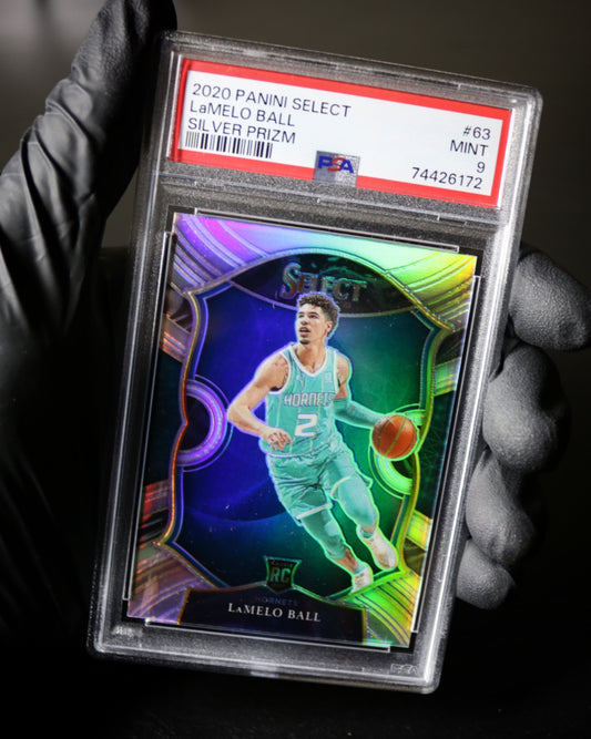 2020-21 Select Lamelo Ball Silver Prizm PSA 9 (62)