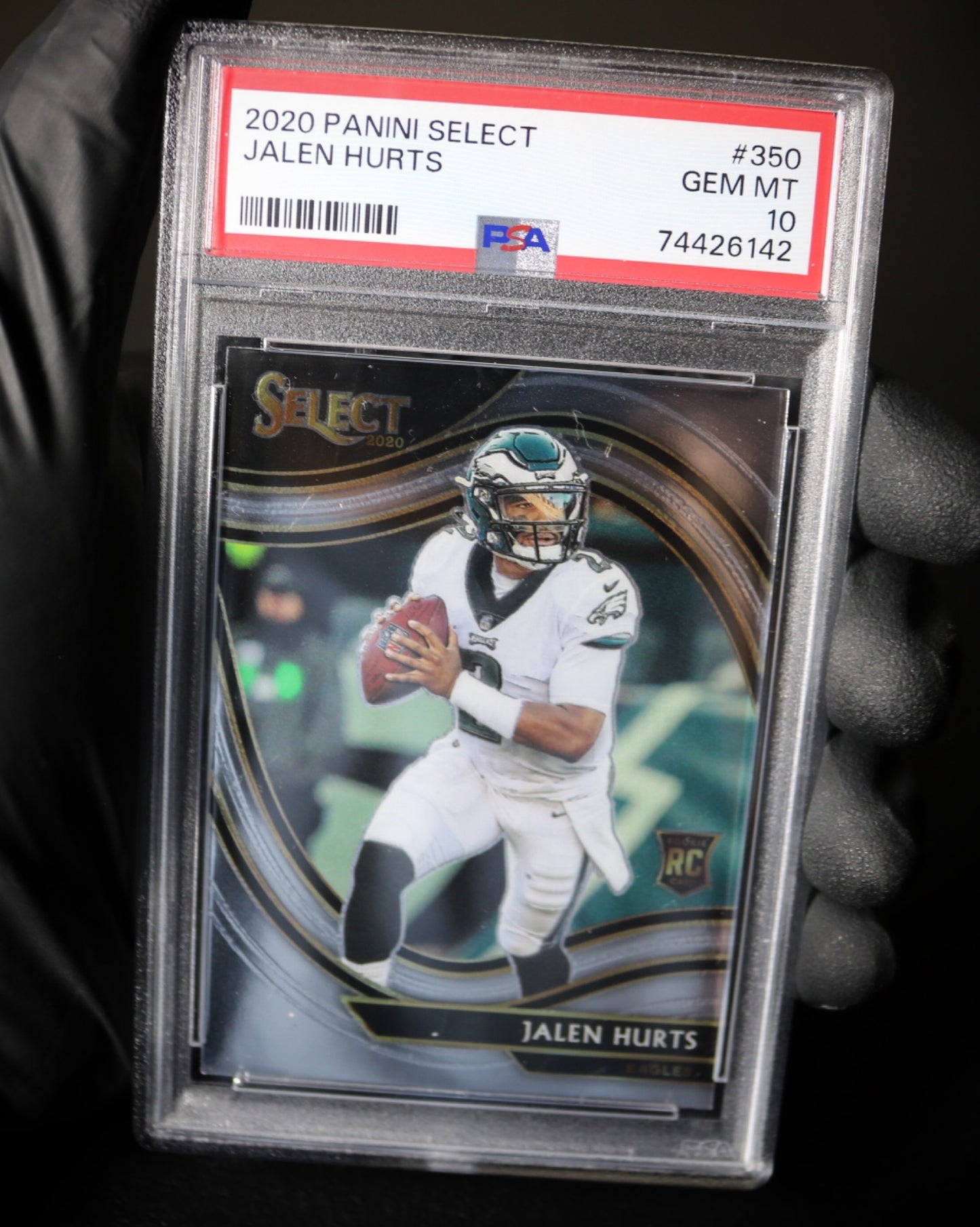 2020 Select Jalen Hurts Field Level PSA 10 (41)